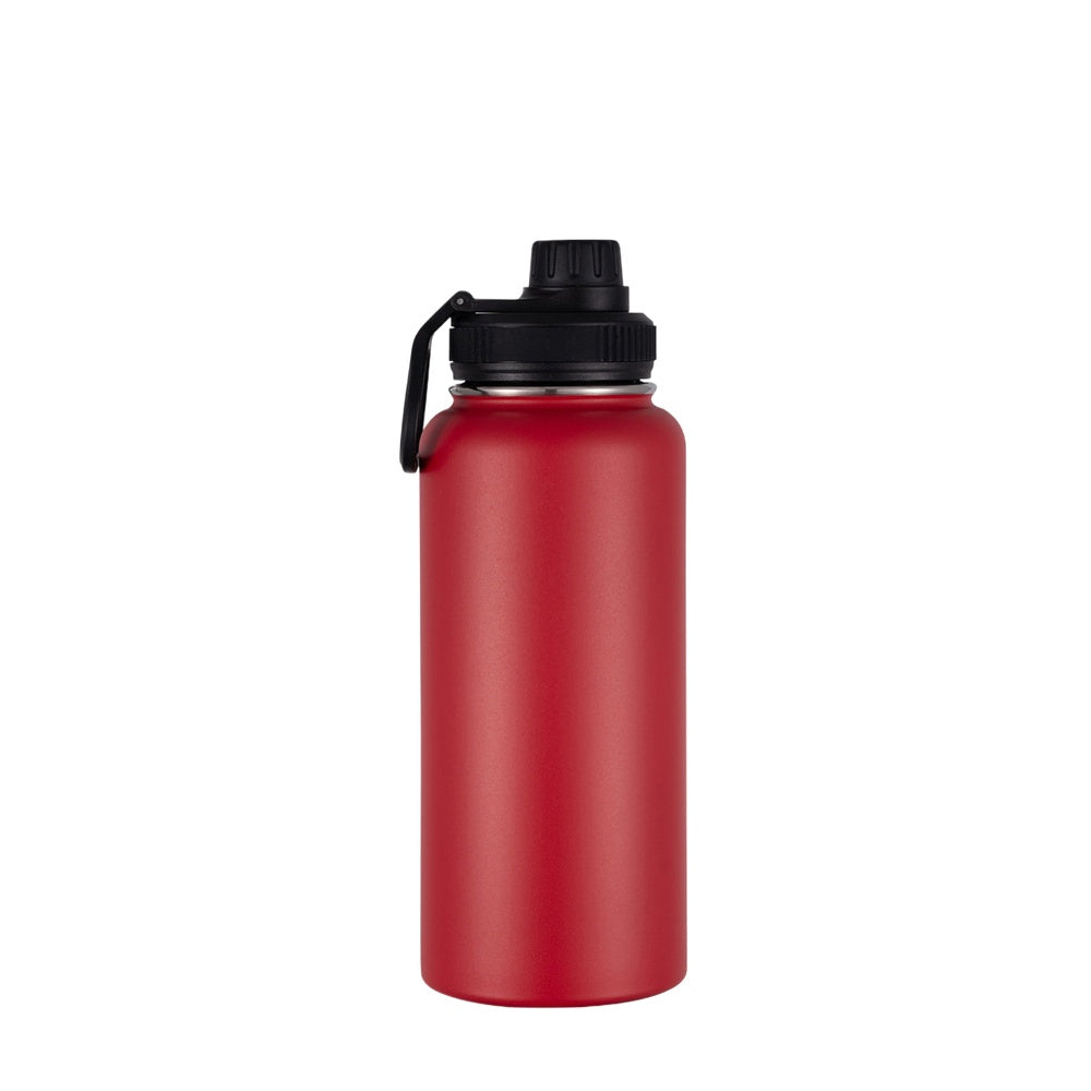 Wholesale Custom Logo 32oz Stainless Steel Sports Bottle - red