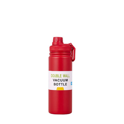 Wholesale Custom Logo 18oz Stainless Steel Sports Bottle - red