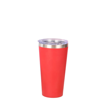 Wholesale Custom Logo 16oz Stainless Steel Pint Tumbler - red