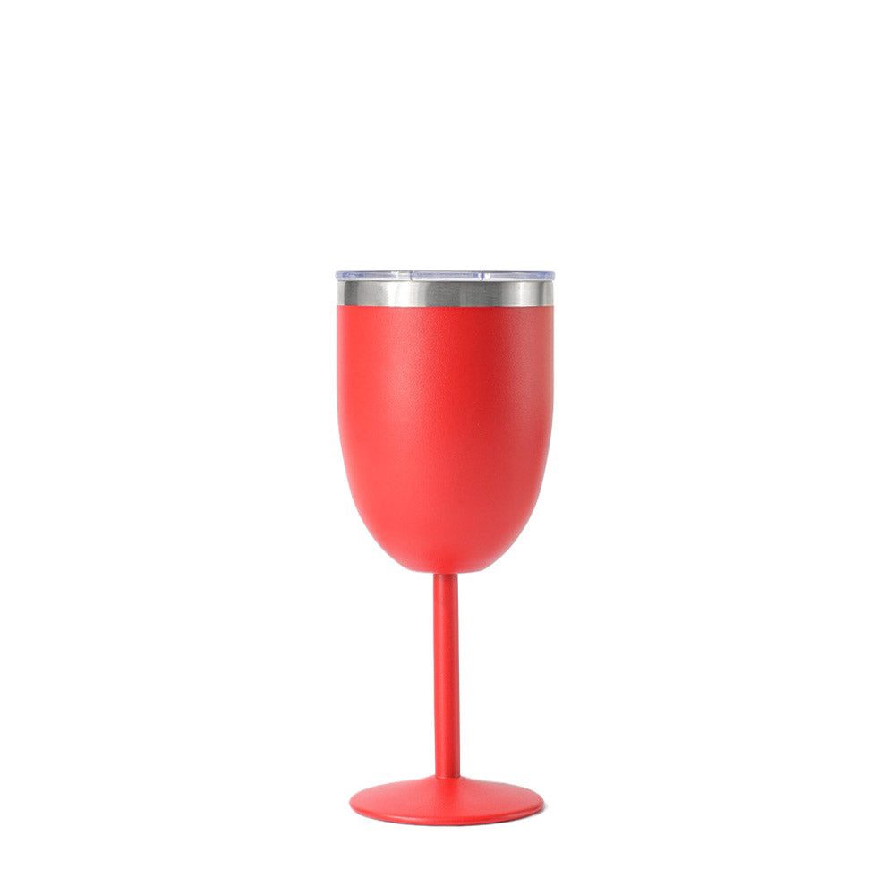 Wholesale Custom Logo 12oz Stainless Steel Wine Tumbler - red