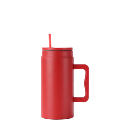 Wholesale Custom Logo 50oz Tumbler with Handle and Straw - red