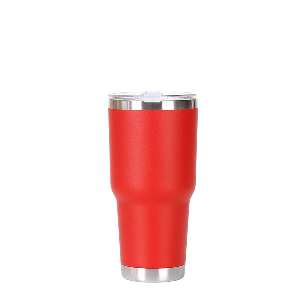 Wholesale Custom Logo 30oz Stainless Steel Travel Tumbler - red