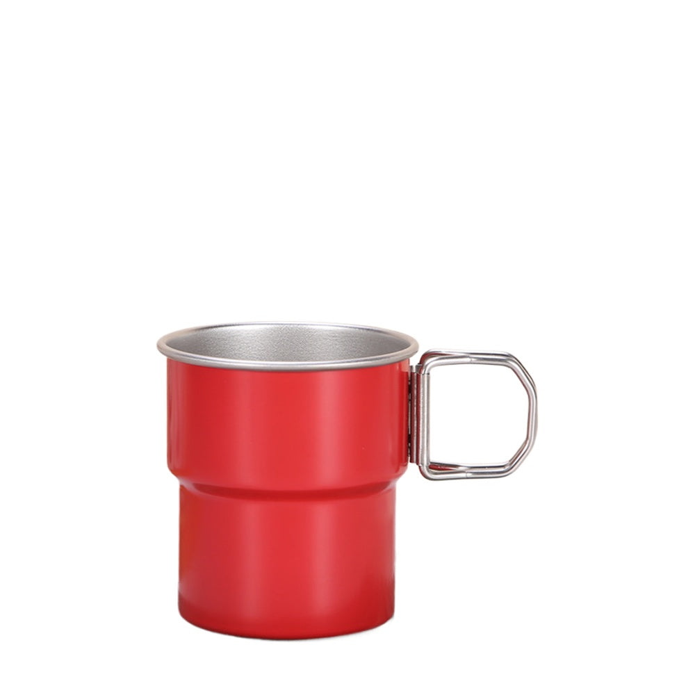 Wholesale Custom Logo 10oz Stainless Steel Camping Mug - red