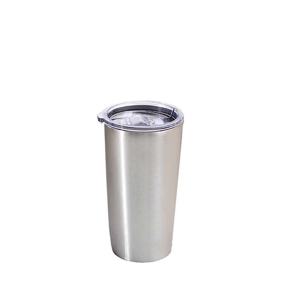 Wholesale Custom Logo 16oz Stainless Steel Pint Tumbler - silver