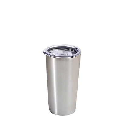 Wholesale Custom Logo 16oz Stainless Steel Pint Tumbler - silver
