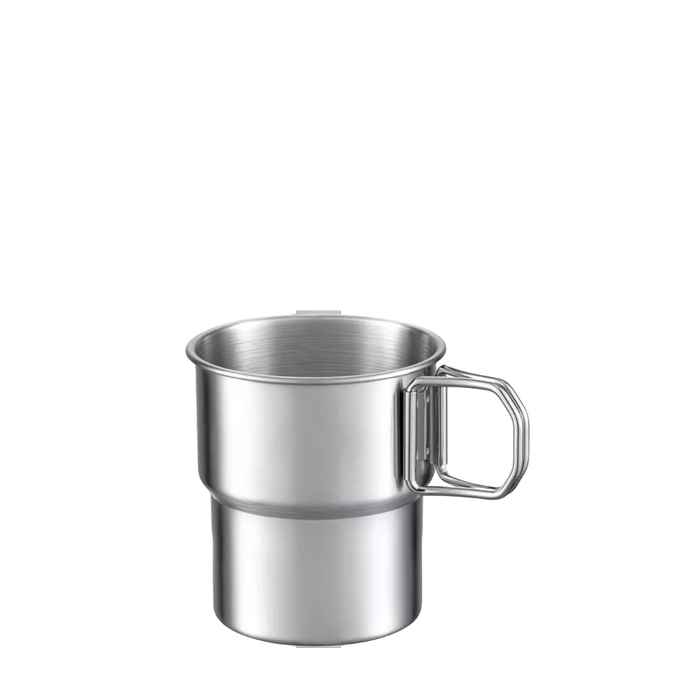Wholesale Custom Logo 10oz Stainless Steel Camping Mug - silver
