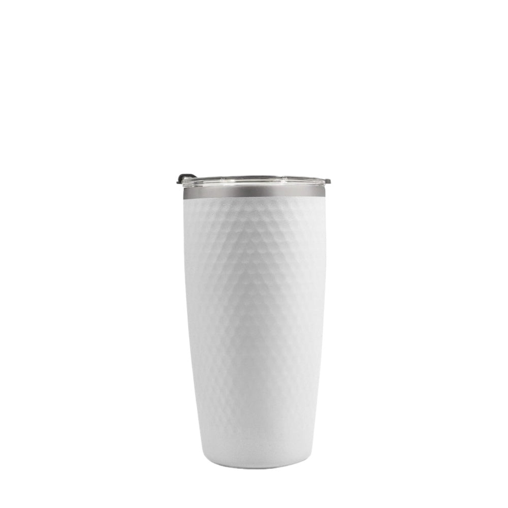 Wholesale Custom Logo 20oz Golf Ball Textured Tumbler - white