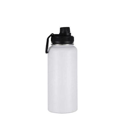 Wholesale Custom Logo 32oz Stainless Steel Sports Bottle - white