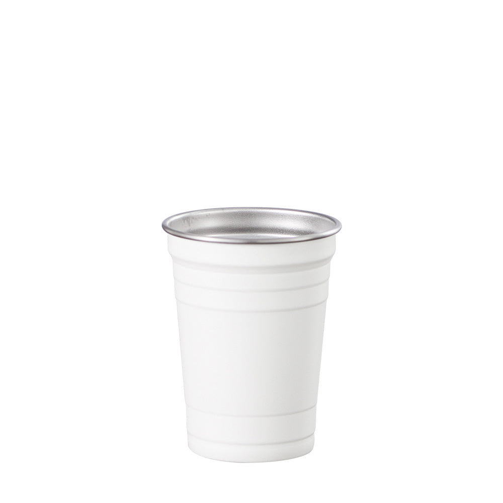 Wholesale Custom Logo 18oz Stainless Steel Party Cup - white