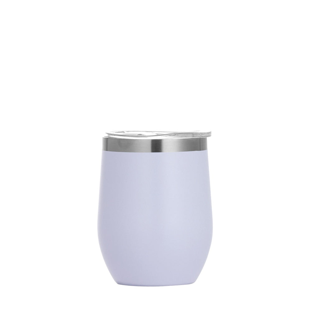 Wholesale Custom Logo 12oz Stemless Wine Tumbler - white