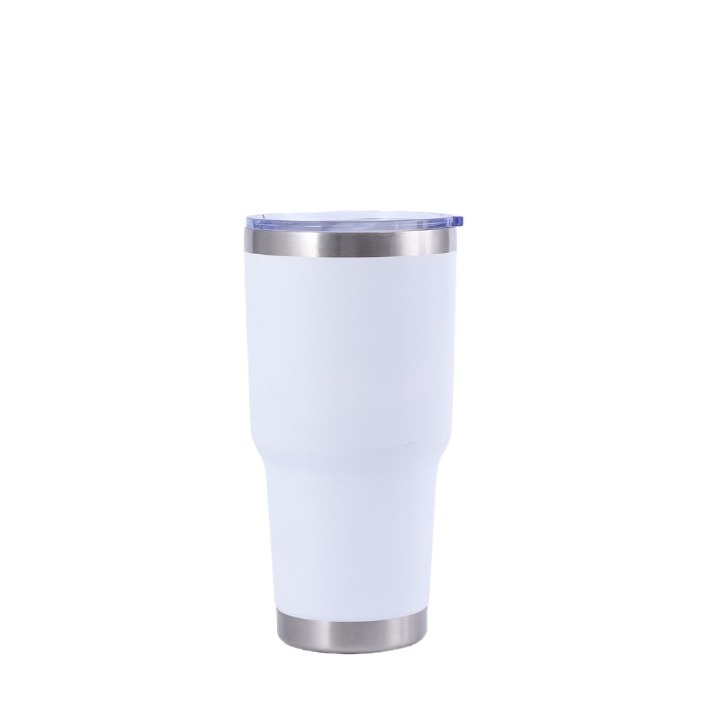 Wholesale Custom Logo 30oz Stainless Steel Travel Tumbler - white