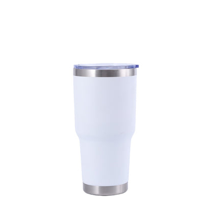 Wholesale Custom Logo 30oz Stainless Steel Travel Tumbler - white