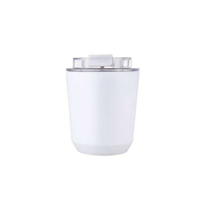 Wholesale Custom Logo 9oz Insulated Travel Tumbler with Flip-Top Lid - white