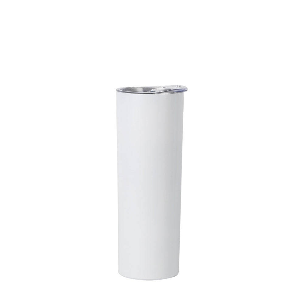 Wholesale Custom Logo 20oz Slim Stainless Steel Tumbler - white