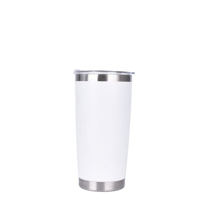 Wholesale Custom Logo 20oz Stainless Steel Travel Tumbler - white