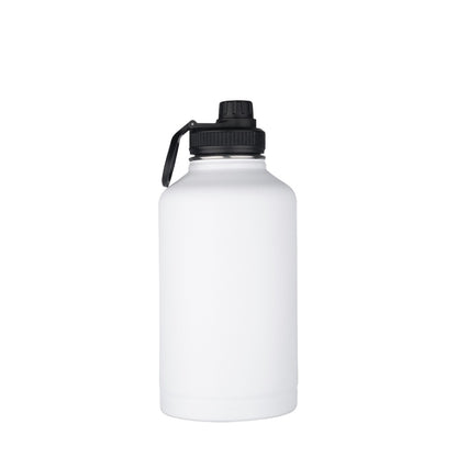 Wholesale Custom Logo 64oz Large Stainless Steel Water Bottle - white