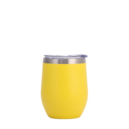 Wholesale Custom Logo 12oz Stemless Wine Tumbler - yellow