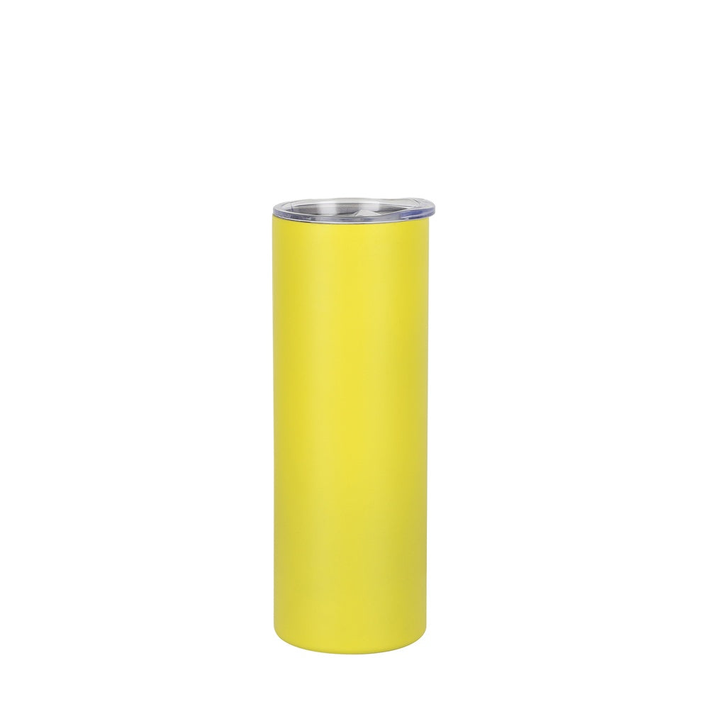 Wholesale Custom Logo 20oz Slim Stainless Steel Tumbler - yellow