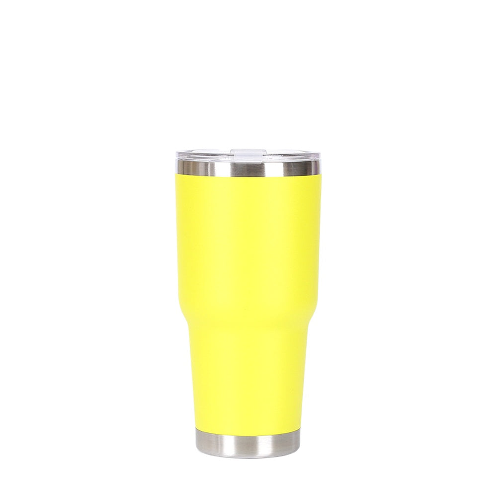 Wholesale Custom Logo 30oz Stainless Steel Travel Tumbler - yellow